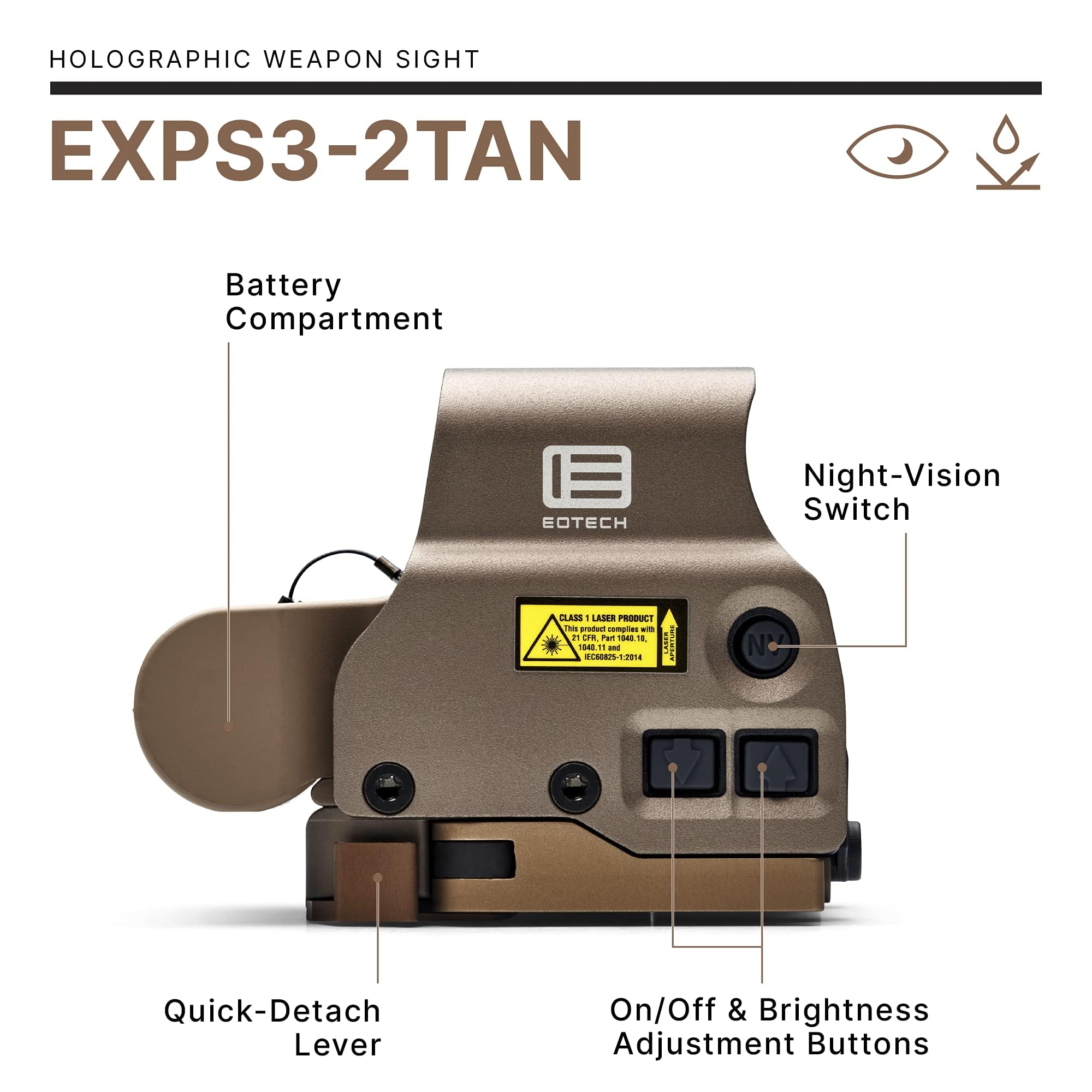 Amazon.com : EOTECH EXPS3 Holographic Weapon Sight : Laser Sights